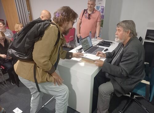 Petr Čornej na Podzimním knižním veletrhu 2023